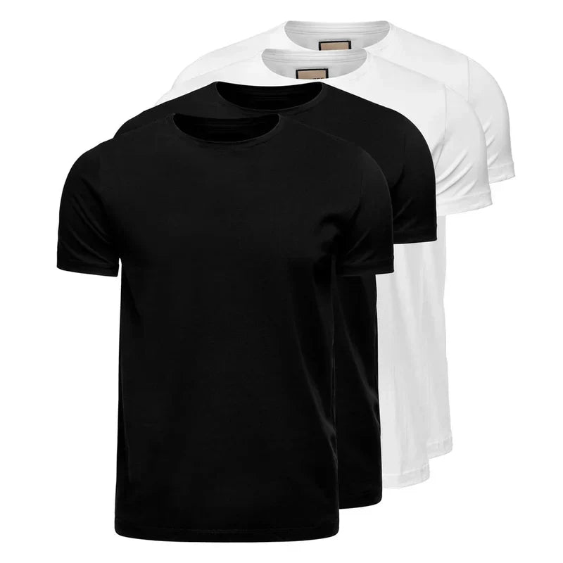 Kit 4 Camisetas Pima Premium