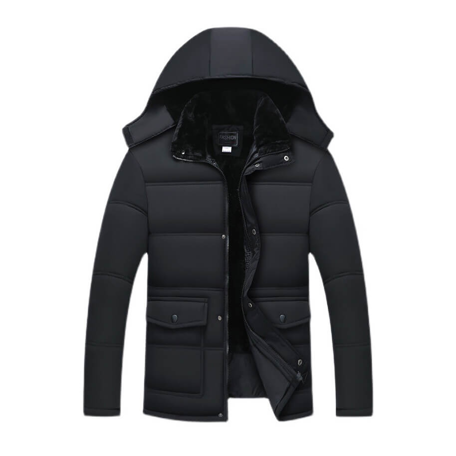 Jaqueta Parka Black Elegance