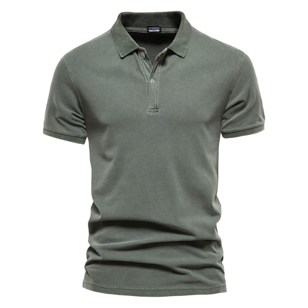 Camisa Polo Casual Premium 100% Algodão