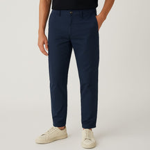 Calça Sarja com Corte Chino - Santorini