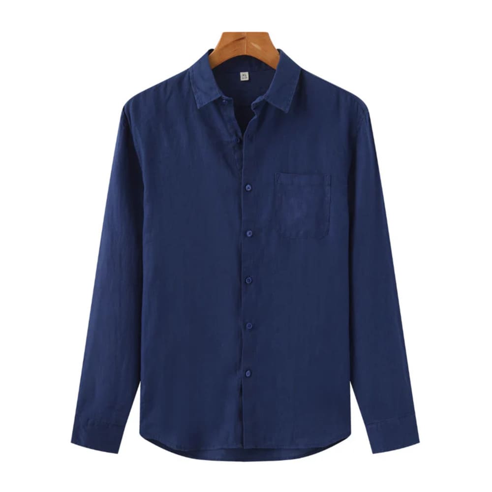 Camisa de Linho Manga Longa Old Money - Greece