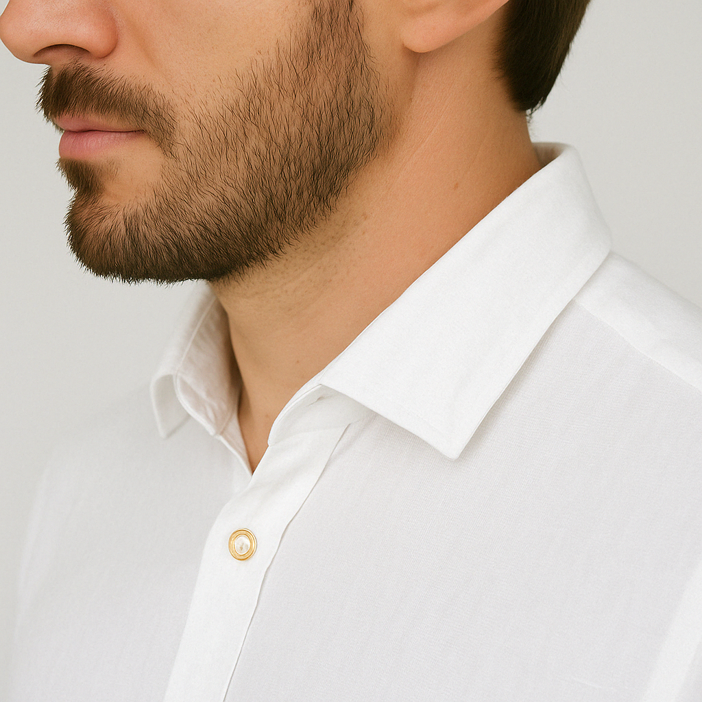 Camisa de Linho Manga Longa - Ocean