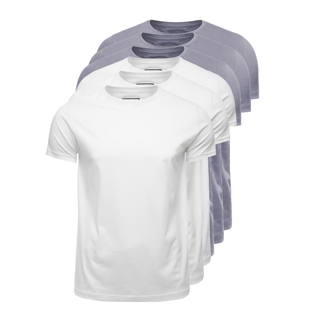 Kit 6 Camisetas Pima Premium
