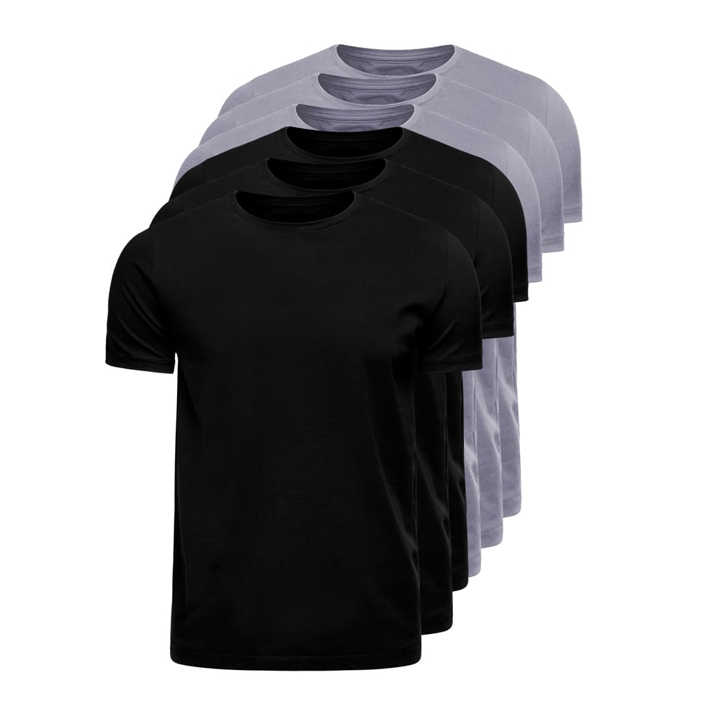 Kit 6 Camisetas Pima Premium