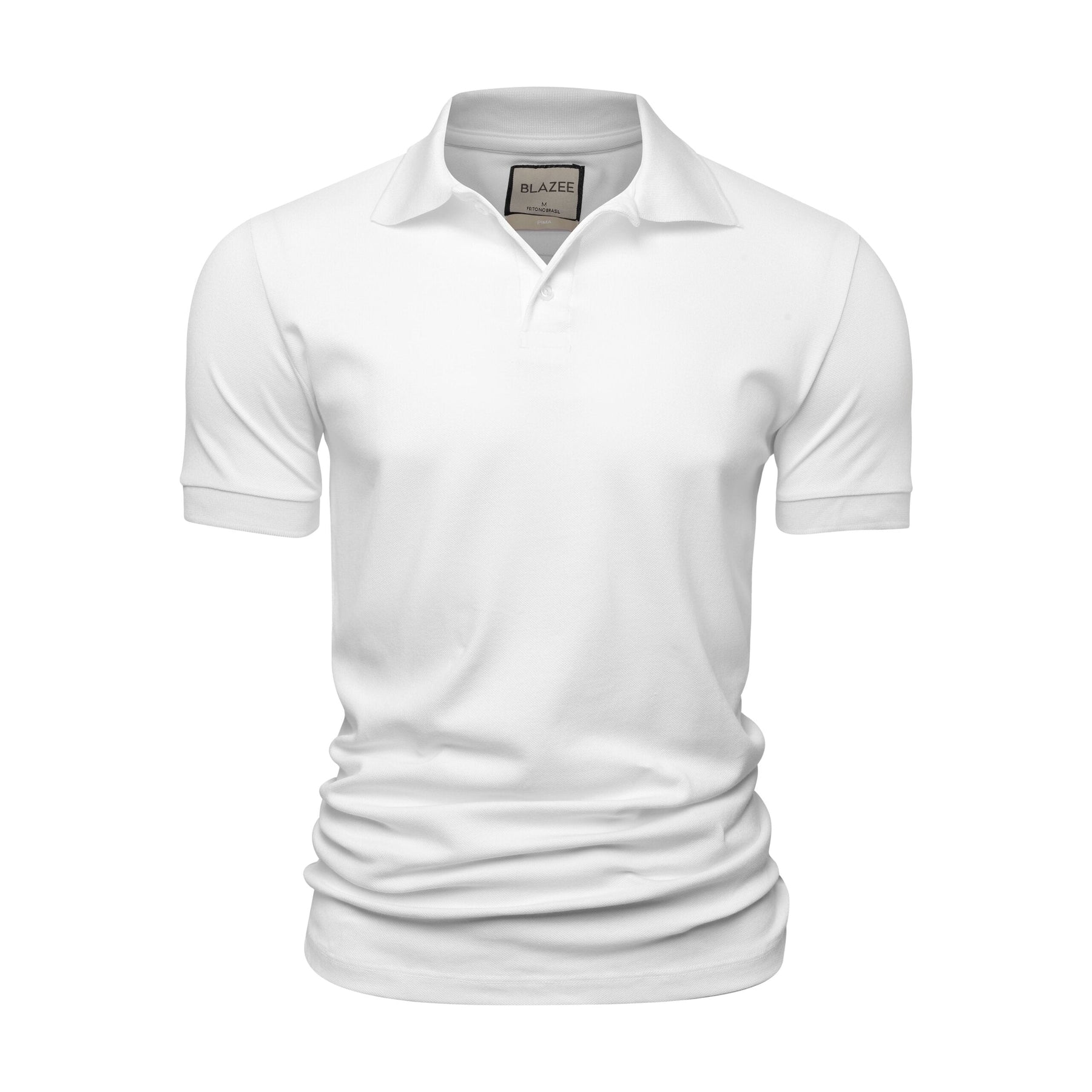 Kit 2 Polos Piquet Algodão Pima