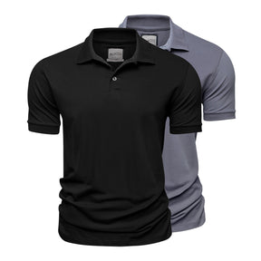 Kit 2 Polos Piquet Algodão Pima