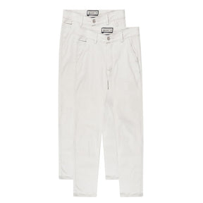 Kit 2 Calças de Sarja com Corte Chino - Santorini