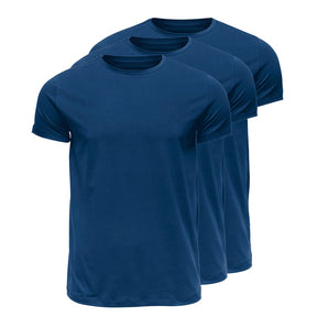 Kit 3 Camisetas Algodão Egípcio