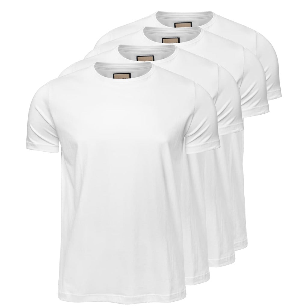 Kit 4 Camisetas Algodão Egípcio